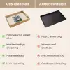 Bloemen - Gedetailleerd - Rust - Realistisch Dienblad Rechthoek middel -USP_VergelijkingNL