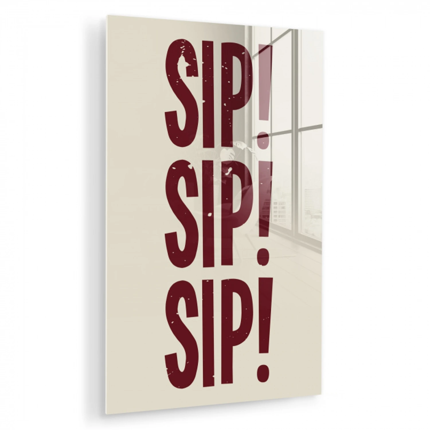 Japandi - Vintage - Decoratie - Rood plexiglas 5mm klein -zzzproduct_nieuw