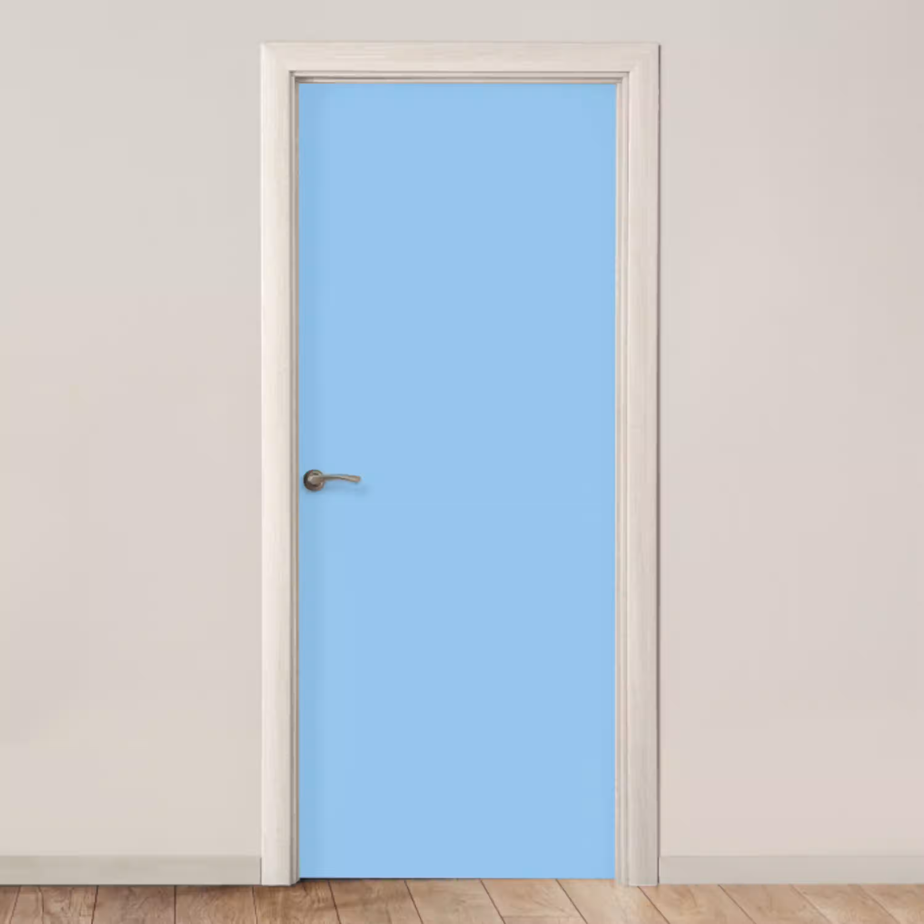 Baby - Blue - Blauw deurposter klein 289 -3d_beige
