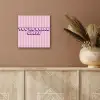 Paars - Strepen - You're doing great - Schaduw aluminium wit klein -sfeer4