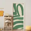 Groen - Kunst - Abstract deurposter klein -sfeer4
