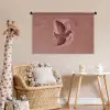 Illustratie - Vogels - Abstract - Roze Wandkleed katoen middel -wsfeer5_kind