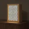 Klassiek - Stippen - Zwart Light Box met kabel (Tafellamp) klein 925 -z3d_website