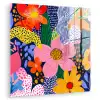 Kleurrijk - Bloemen - Abstract - Stippen plexiglas 5mm klein -zzzproduct_nieuw