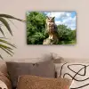 Uil - Boomstronk - Bos - Lucht canvas 2cm klein -sfeer1