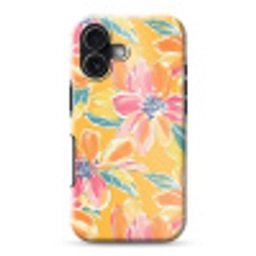 Textuur - Bloemen - Kleurrijk Toughcase MagSafe Apple iPhone 17 klein 1017 -3d