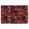 Waterverf - Rood - Geel Placemat vinyl groot 368 -zzsfeer1_Kitchenyeah-website