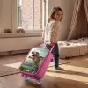 Thijs Tyrannosaurus Kinderkoffer - Roze klein -sfeer1