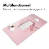 Bloem - Pioenroos - Roze Muismat XXL klein -sfeer4