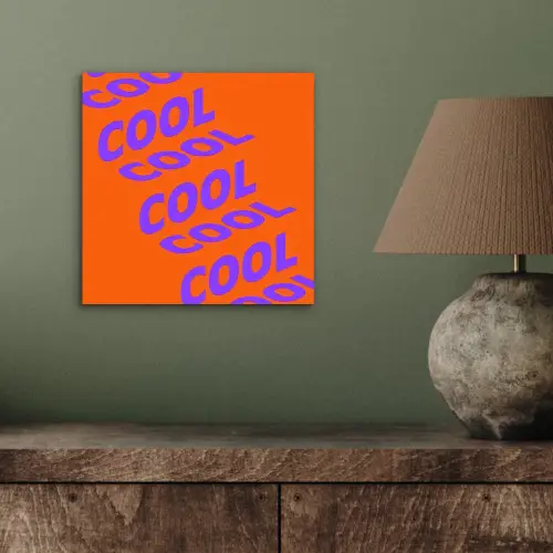 Cool - Paars - Oranje aluminium wit klein -sfeer2