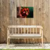 Vrouw - Drankenfruit - Rozen Tuinposter op houten frame 2 cm dik klein -sfeer4