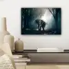 Olifant - Dieren - Licht - Bos - Natuur - Wilde dieren canvas 2cm klein -sfeer6