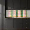 Ruit - Patroon - Kleurrijk keuken achterwand 2 middel 871 -sfeer1