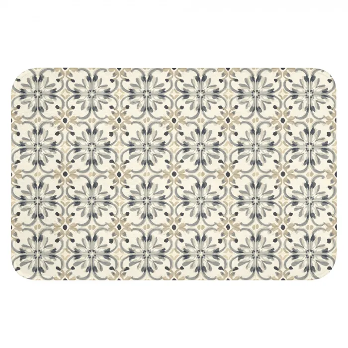 Floraal - Patroon - Kleurrijk WCmat klein 1009 -3d