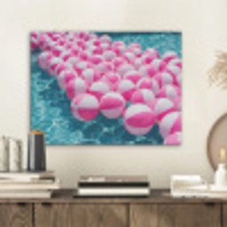 Strandballen - Roze - Water PET vilt klein -sfeer1