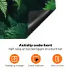 Varenblad - Groen - Structuur - Wazig Inductie beschermer vinyl 3mm klein -zzzzzzz-td-onderkant