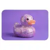 Disco - Eend - Paars Badmat klein -3d
