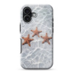 Zeesterren - Water - Helder Toughcase MagSafe Apple iPhone 17 klein -3d