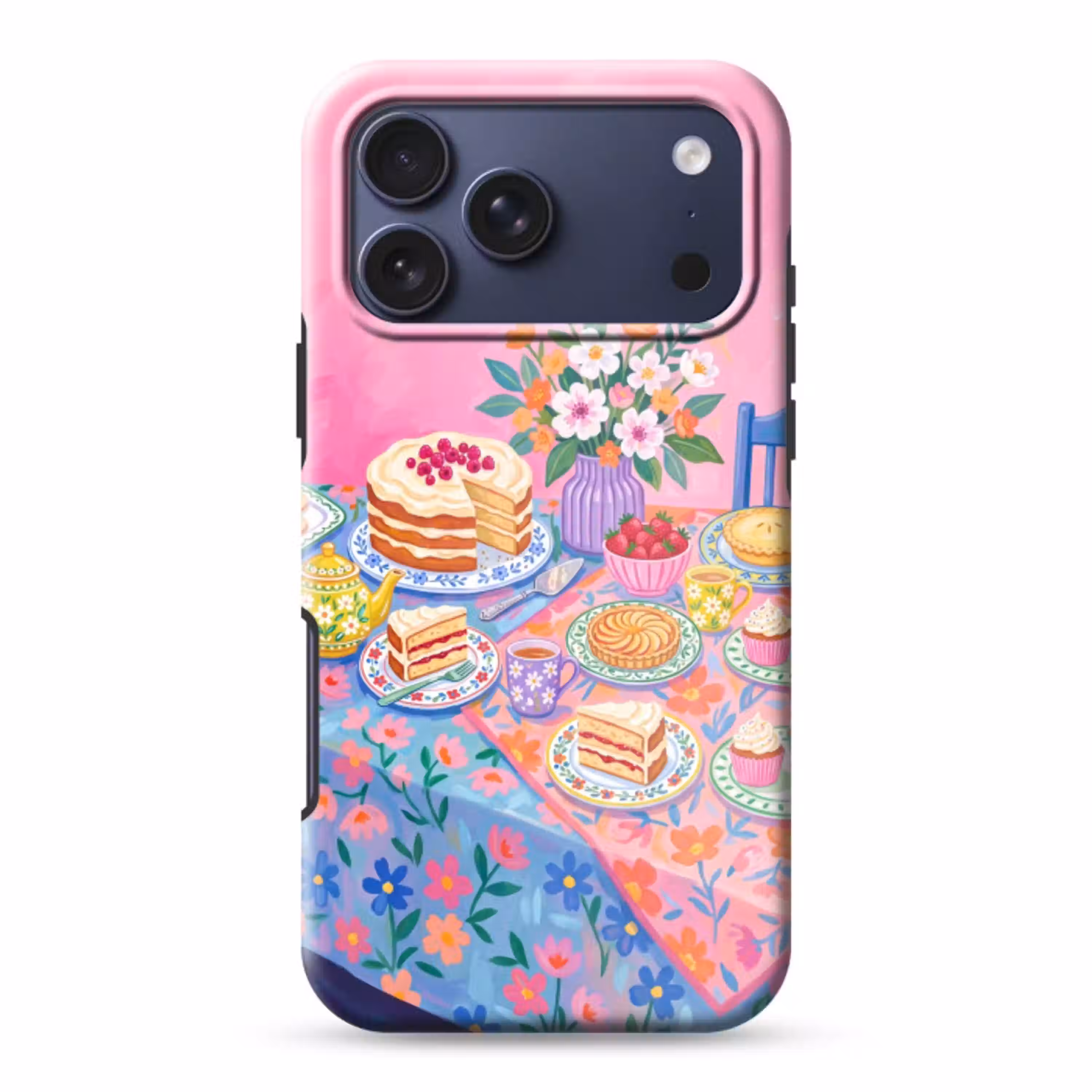 Gebak - Kleurrijk - Eten Toughcase MagSafe Apple iPhone 17 Pro Max klein -3d