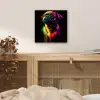 Puck - Hond - Verf - Kleuren aluminium wit klein -sfeer3
