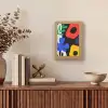 Bloemen - Bladeren - Abstract - Zwart Light Box met kabel (Tafellamp) klein -sfeer2