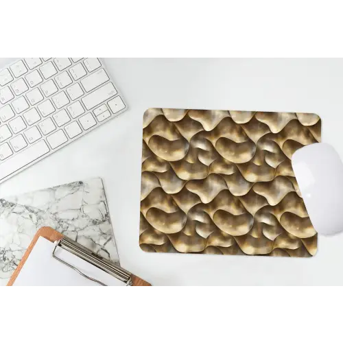 Abstract - Antiek - Goud muismat rubber klein 262 -witbureau