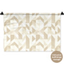 Modern - Abstract - Beige Wandkleed katoen klein 269 -t3d_DE