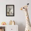 Ezel - Dieren - Badkuip - Schuim fotolijst zwart zonder passe partout klein -usfeer4_kinderkamer