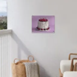 Taart - Kersen - Juwelen - Rood tuinposter los doek klein -sfeer8