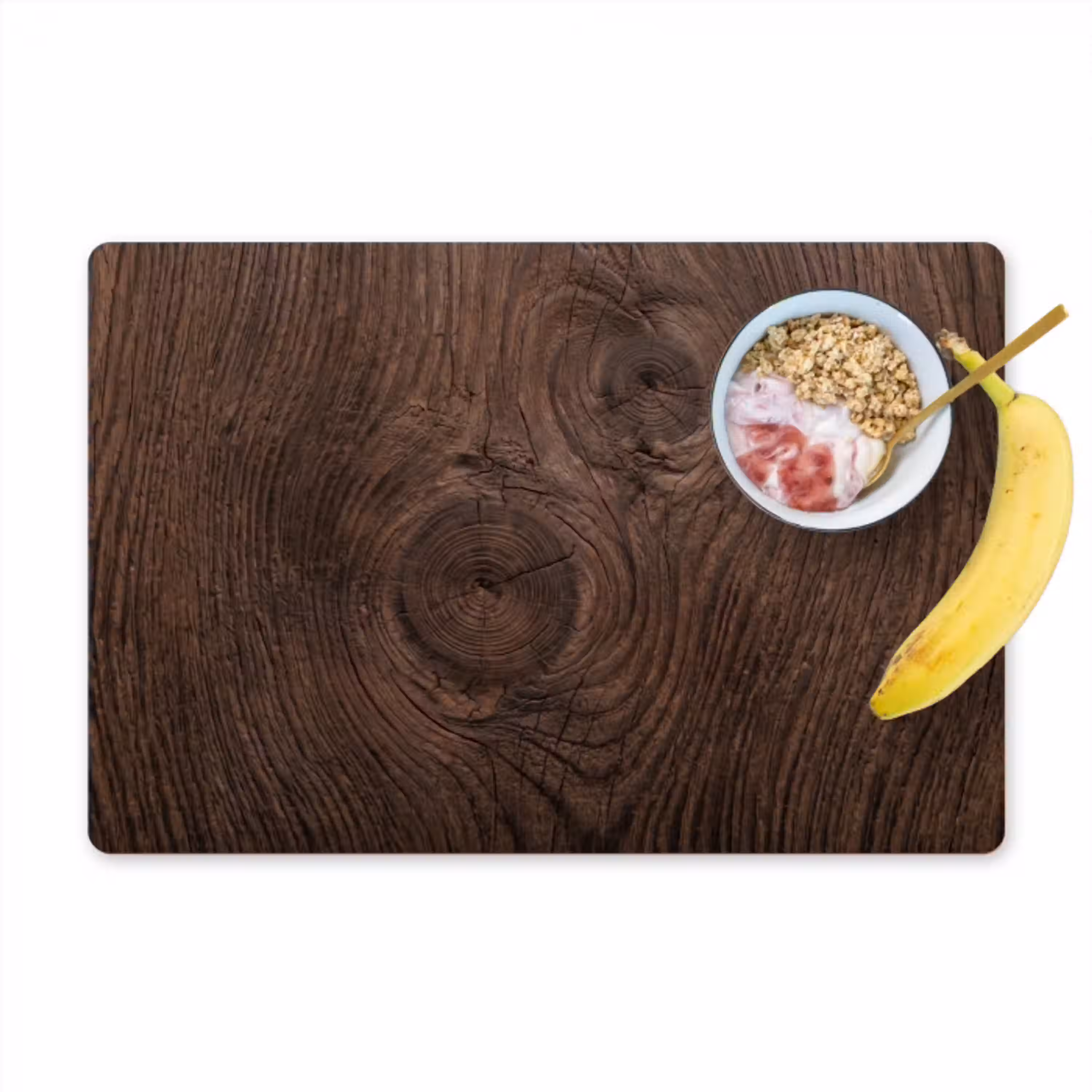 Houtnerf - Textuur - Patroon - Bruin - Rustiek Placemat vinyl groot -zzzproduct_Kitchenyeah-website