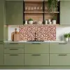 Bloemen - Bladeren - Kleurrijk keuken achterwand 2 middel 871 -sfeer3