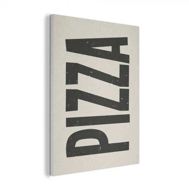 Pizza - Decoratie - Japandi - Vintage PET vilt klein -3d