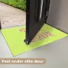 Groen - Roze bonjour - art-deco Deurmat klein -USP_NL