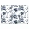 Jungle - Beplanting - Blauw Placemat vinyl groot 368 -zzsfeer1_Kitchenyeah-website