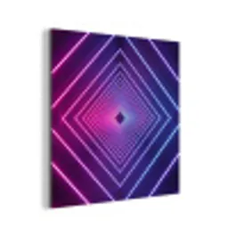 Driedimensionaal - Tunnel - Ruimte aluminium wit klein -3d