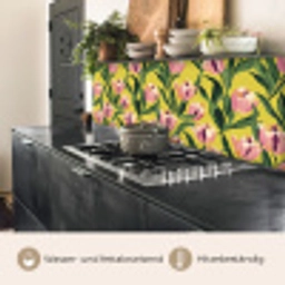 Tulpen - Botanisch - Geel keuken achterwand 2 middel 871 -usp_DE