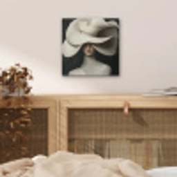 Modern - Vrouw - Hoed aluminium wit klein -sfeer3