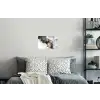 Marmer - Goud - Abstract - Zwart Wit - Luxe Muursticker klein -slaapkamer