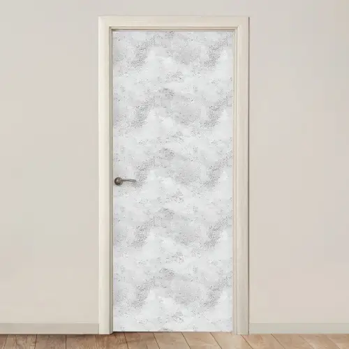 Lichtgrijs - Ruw - Subtiel deurposter klein 289 -3d_beige