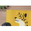Cheetah - Illustratie - Geel muismat rubber klein -closeup