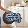 Botanisch - Patroon - Blauw Badmat klein 997 -USP_WasbaarNL