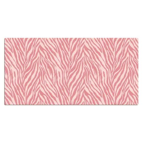 Zebra - Print - Roze Muismat XXL klein 681 -3d_leeg