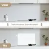 Zee - Sfeer - Strepen - Groen keuken achterwand spatscherm klein 900 -voor_na_NL