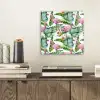 Bladeren - Flamingo - Bloemen - Jungle plexiglas 5mm klein -sfeer1