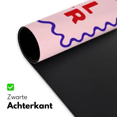Grl pwr - Roze - Kader Muismat XXL klein -sfeer2