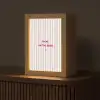 Focus on the good - Strepen - Roze - Smiley Light Box met kabel (Tafellamp) klein -z3d_website