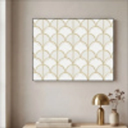 Mozaïek - Bogen - Goud Textielframe zwart klein 947 -sfeer2