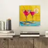 Glazen - Cocktail - Citroen - Kers plexiglas 5mm klein -sfeer1