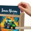 Abstract - Tractor - Groen Light Box met kabel (Kinderlampje) klein -USP_websiteprintNL