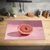 Grapefruit - Roze - Disco - Shiny Inductie beschermer vinyl 3mm klein -sfeer5